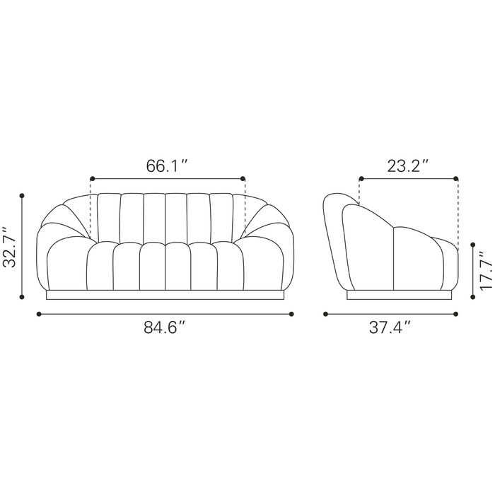 Zuo Modern Bhutan Sofa