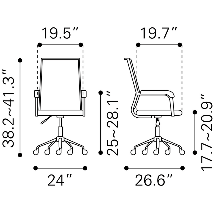 Zuo Modern Liderato Office Chair