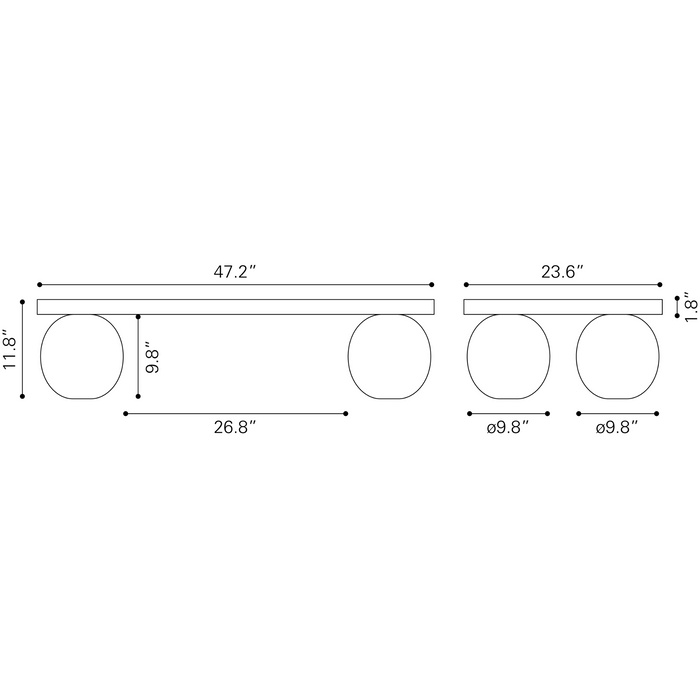 Zuo Modern Camakat Coffee Table