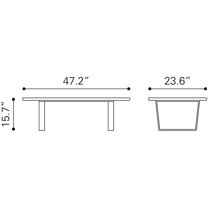 Zuo Modern Atlas Coffee Table