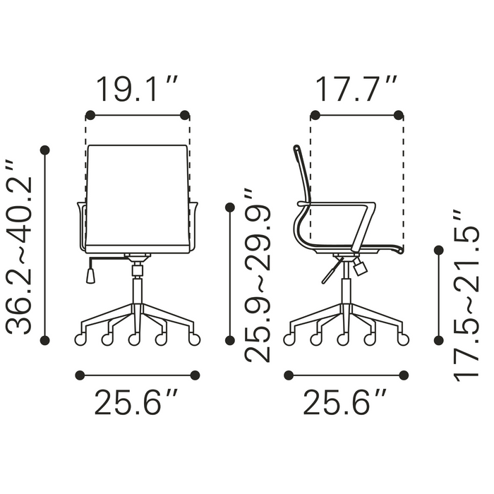 Zuo Modern Stacy Office Chair