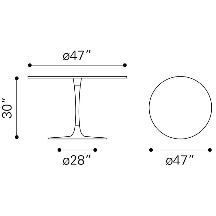 Zuo Modern Ithaca Dining Table