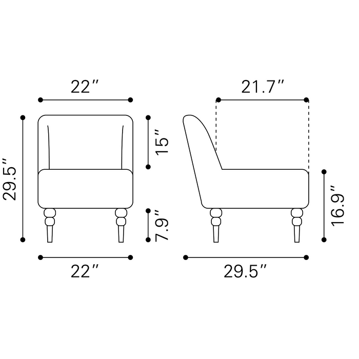 Zuo Modern Bintulu Accent Chair