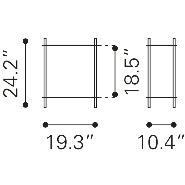 Zuo Modern Austin Side Table