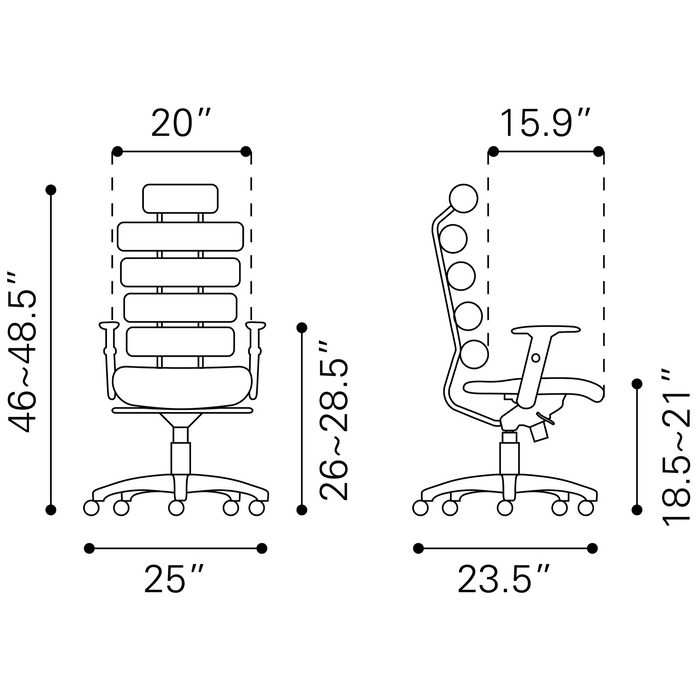 Zuo Modern Unico Office Chair