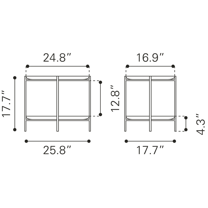 Zuo Modern Bronson Coffee Table