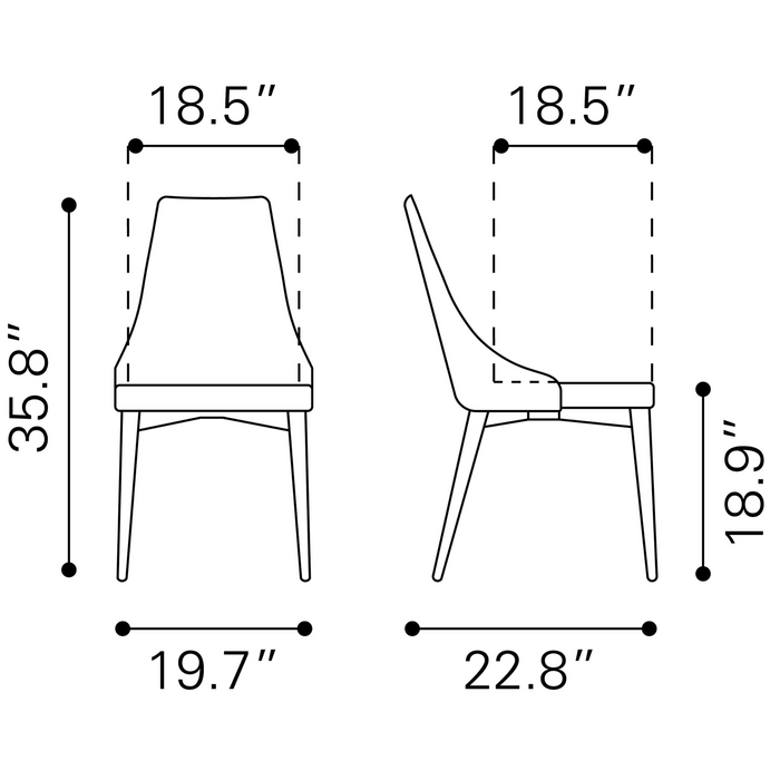 Zuo Modern Moor Dining Chair