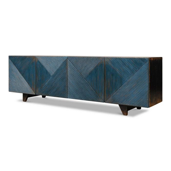 Sarreid Low Wall Console For Tv