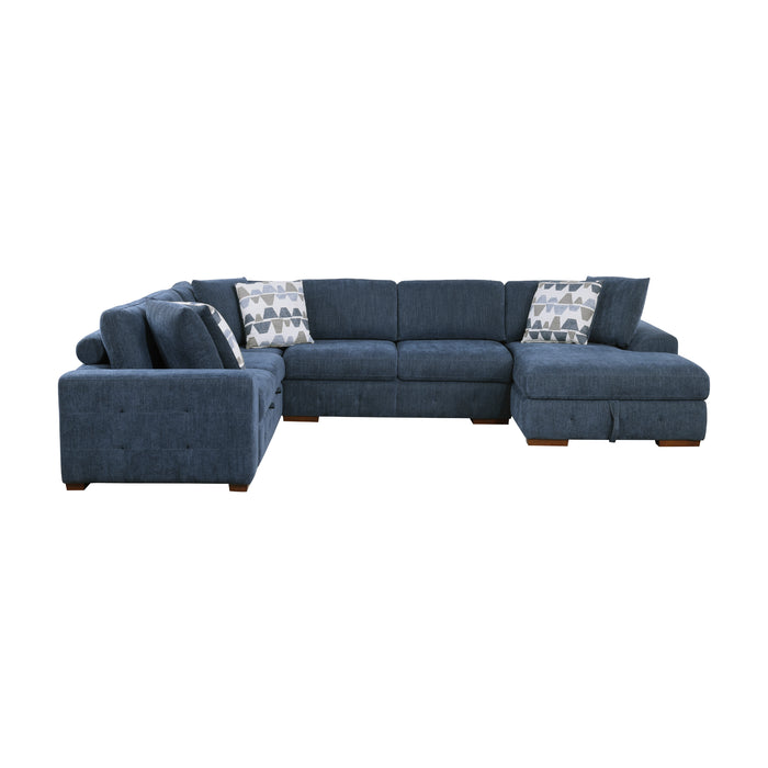 Homelegance Raife 4-Piece Sectional with Right Chaise