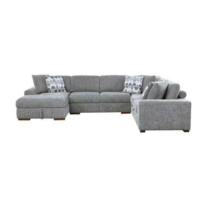 Homelegance Raife 4-Piece Sectional with Left Chaise