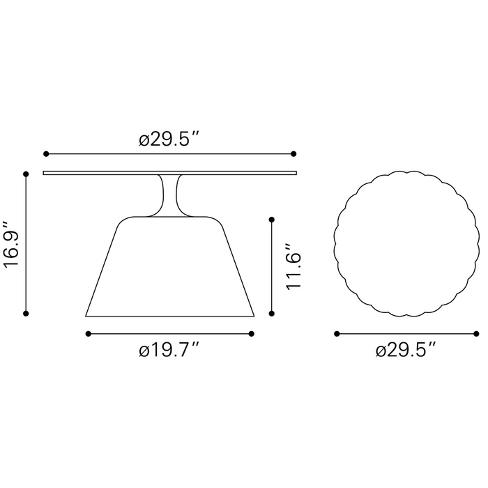 Zuo Modern Chenai Coffee Table