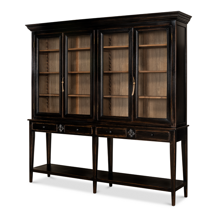 Sarreid Beacon Hill Display Case  Ebony