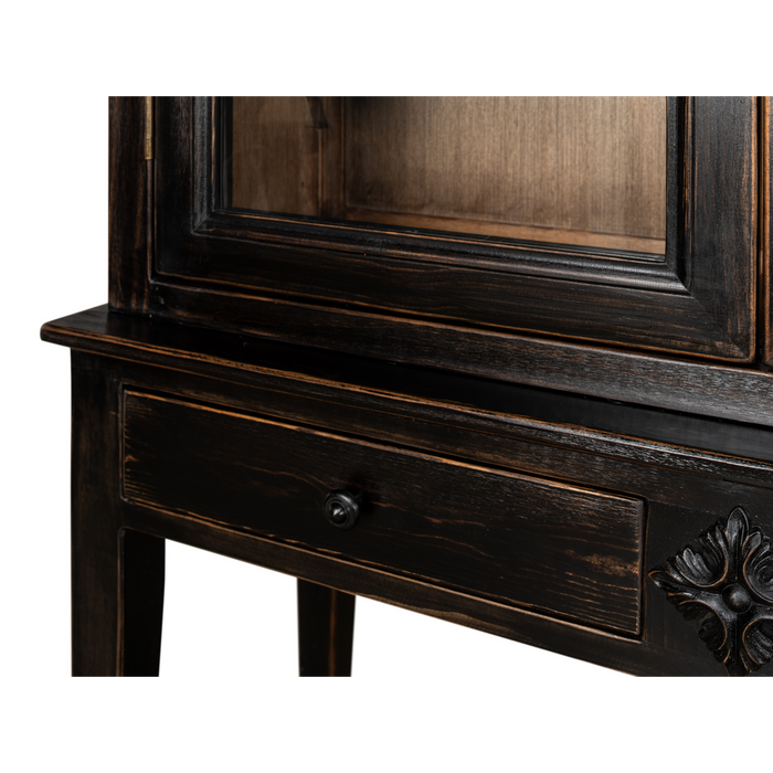 Sarreid Beacon Hill Display Case  Ebony