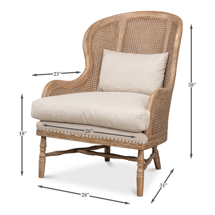 Sarreid Randolph Wing Chair