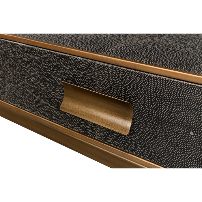 Sarreid Gideon Shagreen Square Coffee Table