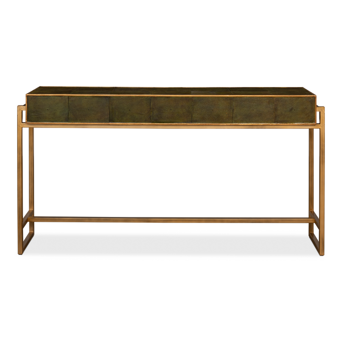 Sarreid Shagreen Console Table