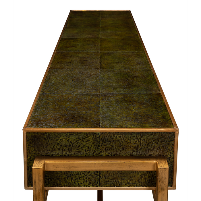 Sarreid Shagreen Console Table