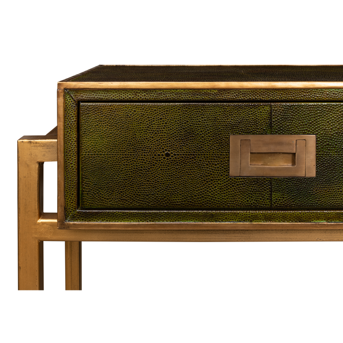 Sarreid Shagreen Console Table