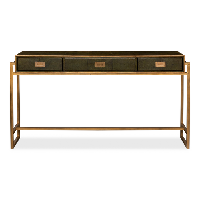 Sarreid Shagreen Console Table