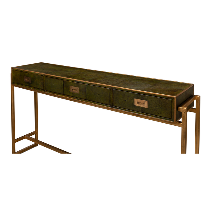 Sarreid Shagreen Console Table