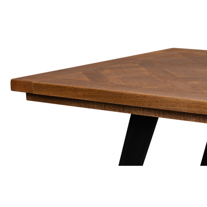 Sarreid Paige Parquet Top Dining Table