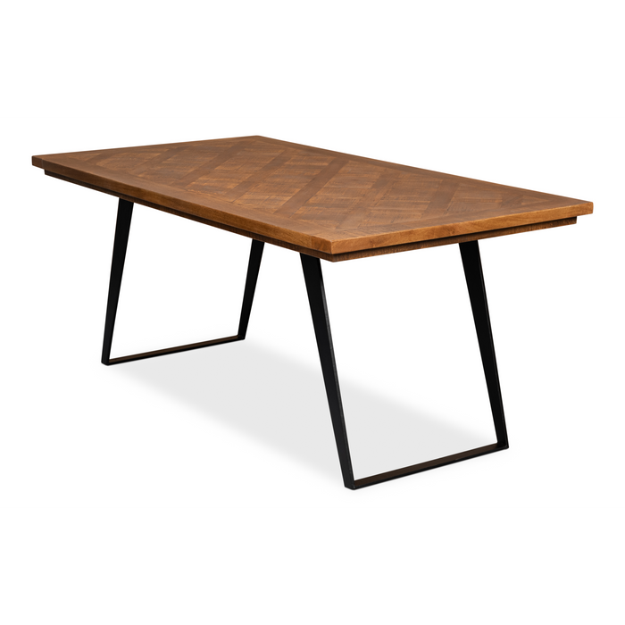 Sarreid Paige Parquet Top Dining Table