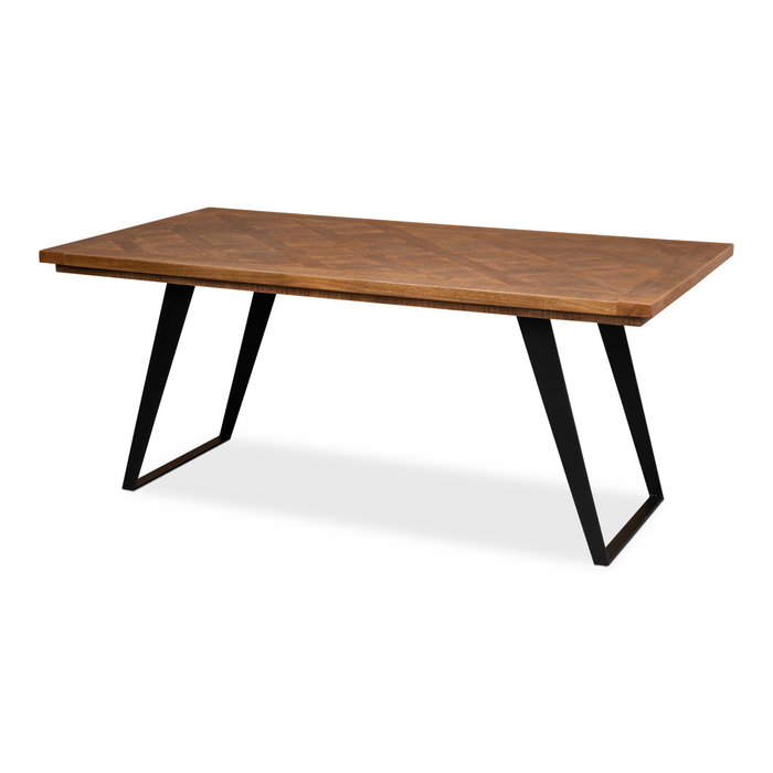 Sarreid Paige Parquet Top Dining Table