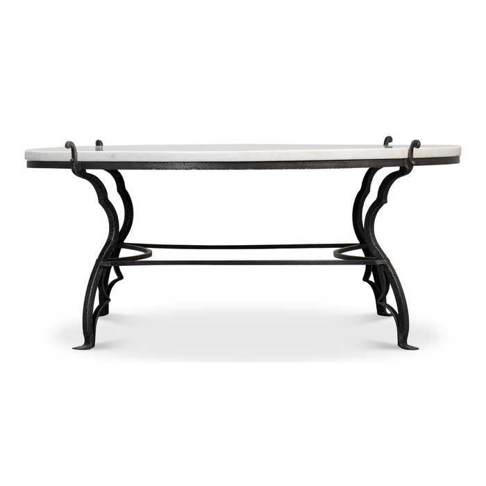 Sarreid Marylin Coffee Table With Marble Top