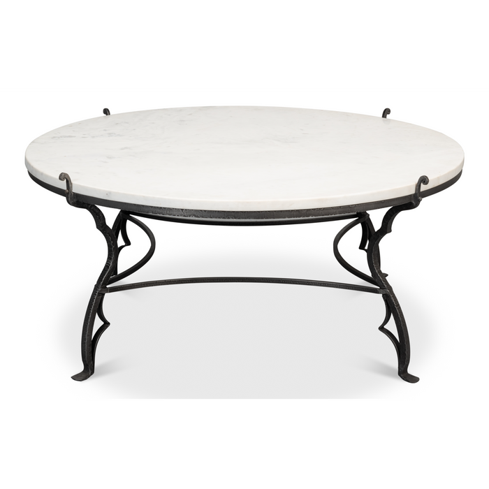 Sarreid Marylin Coffee Table With Marble Top