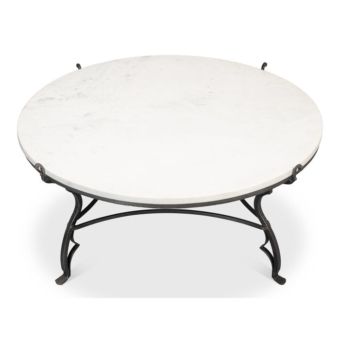 Sarreid Marylin Coffee Table With Marble Top