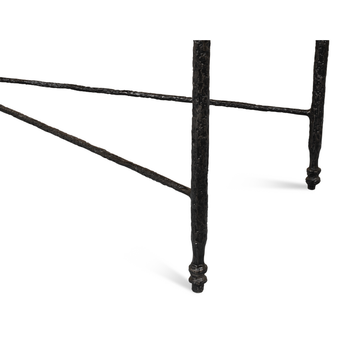 Sarreid Castle Gate Console Table W/Parquet Top