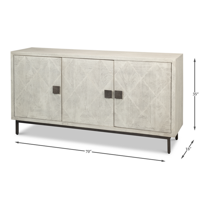 Sarreid Bricka Three Door Sideboard