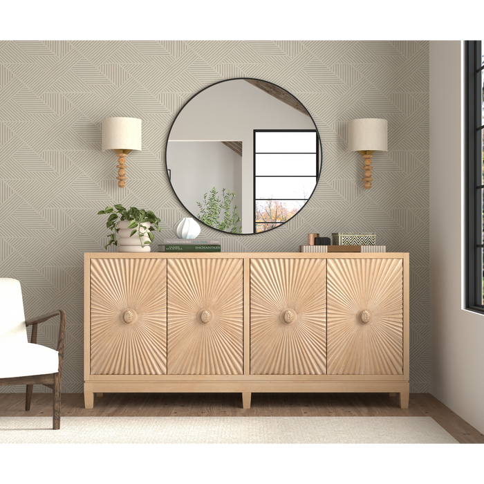 Sarreid Rayon Four Door Sideboard