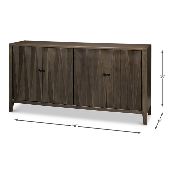 Sarreid Metropole Four Door Sideboard