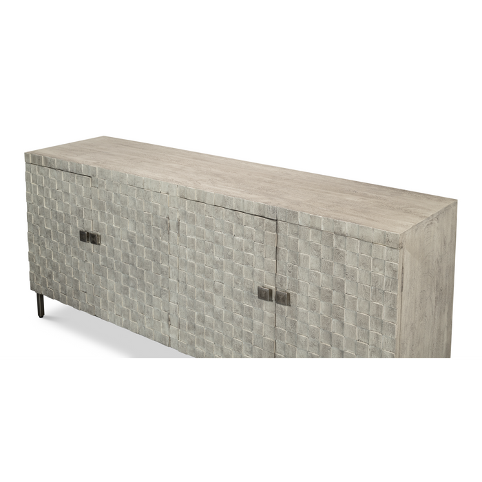 Sarreid Cubist Four Door Sideboard