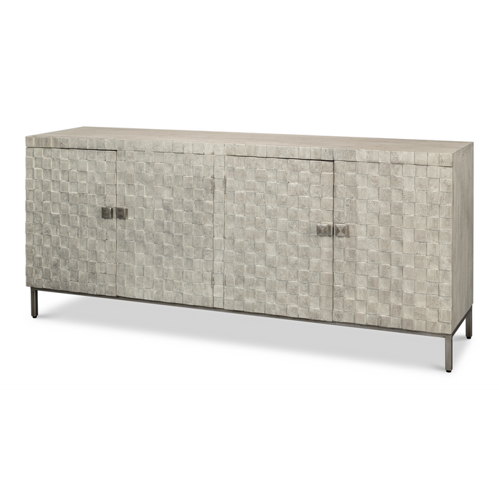 Sarreid Cubist Four Door Sideboard