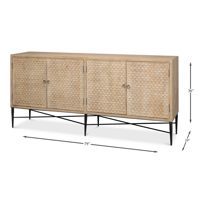 Sarreid Archie Four Door Sideboard