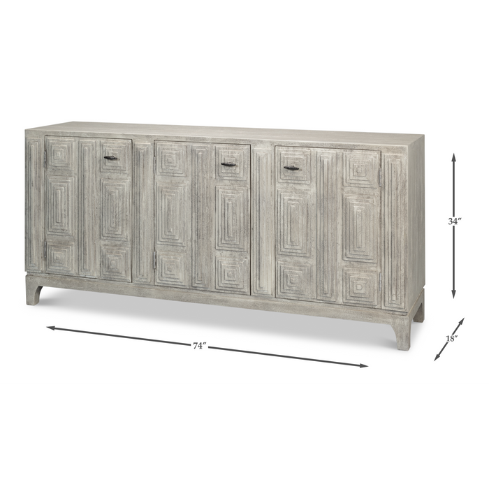 Sarreid Rafina Three Door Sideboard