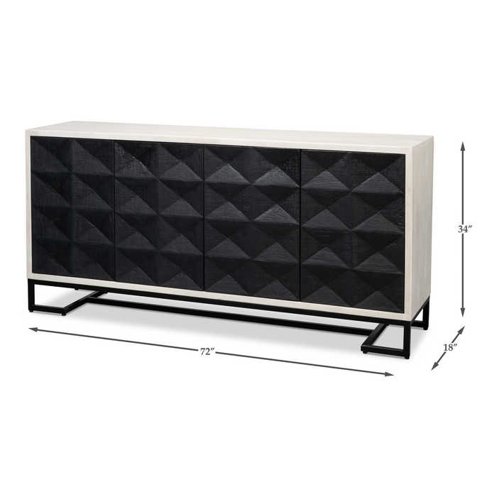 Sarreid Asiger Four Door Sideboard