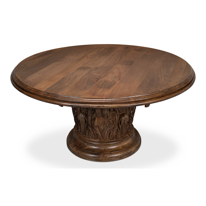 Sarreid Hestia Carved Round Dining Table