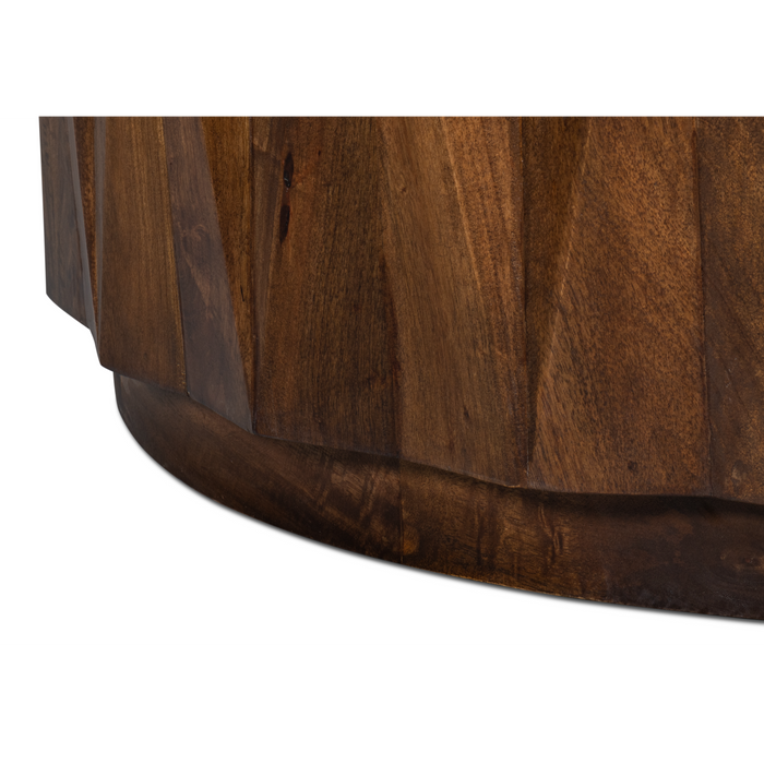 Sarreid Denali Round Cocktail Table