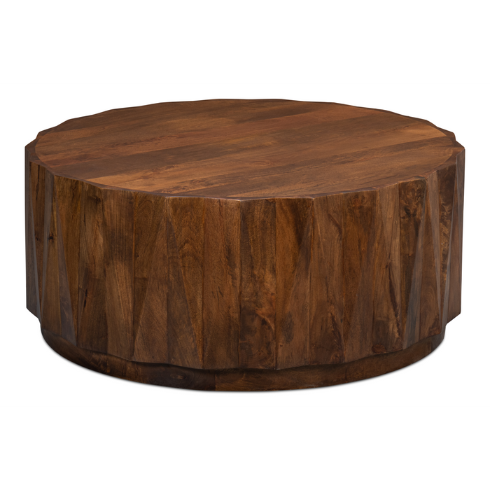 Sarreid Denali Round Cocktail Table