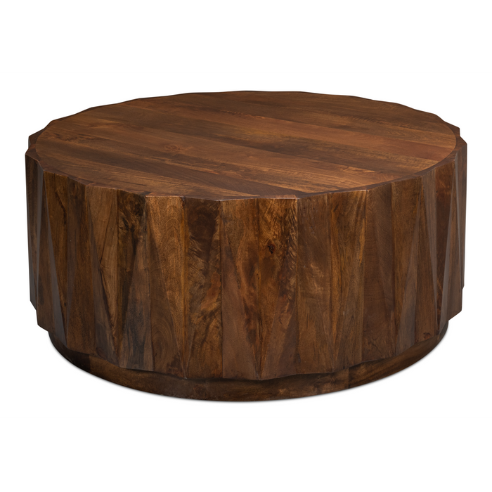 Sarreid Denali Round Cocktail Table