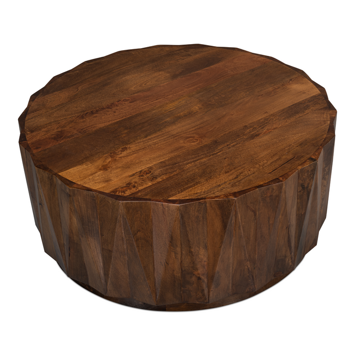 Sarreid Denali Round Cocktail Table