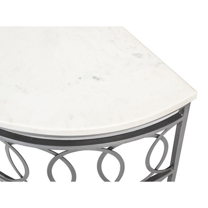 Sarreid Olympia Demilune Table