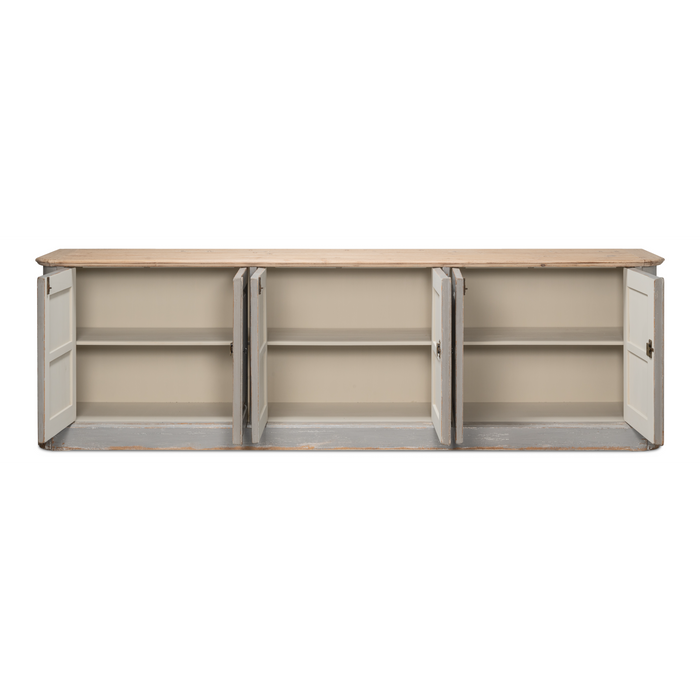 Sarreid Karlsson Antique Swedish Grey Sideboard