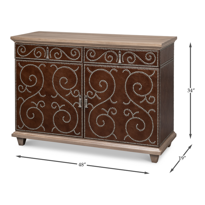 Sarreid Theodore Equestrian Door Chest