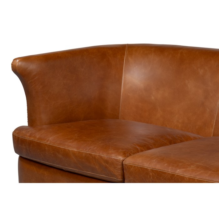 Sarreid Mcmillan Distilled Leather Sofa