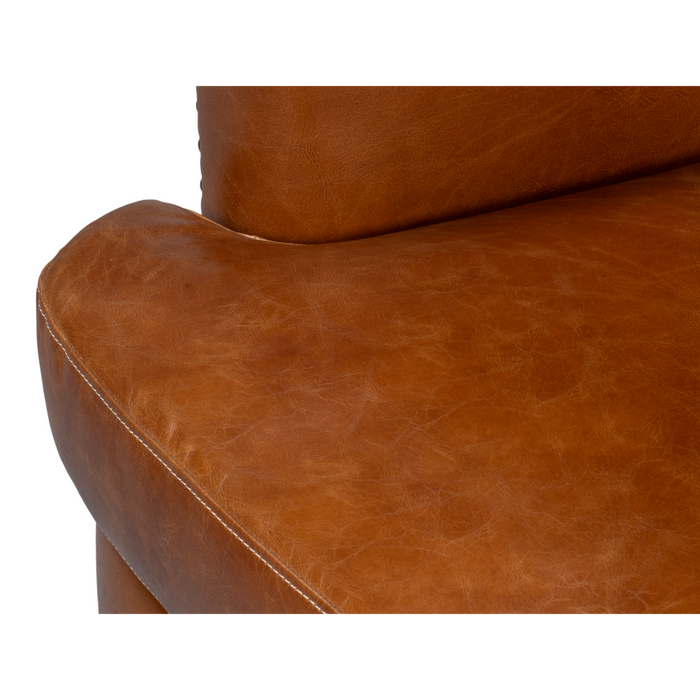 Sarreid Mcmillan Distilled Leather Sofa