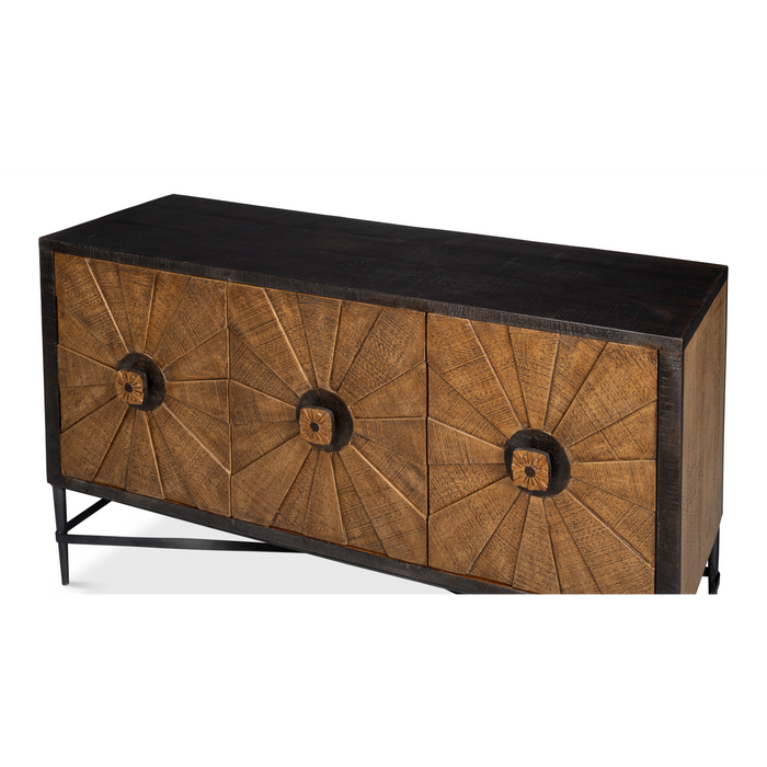 Sarreid Luke 3 Door Sideboard